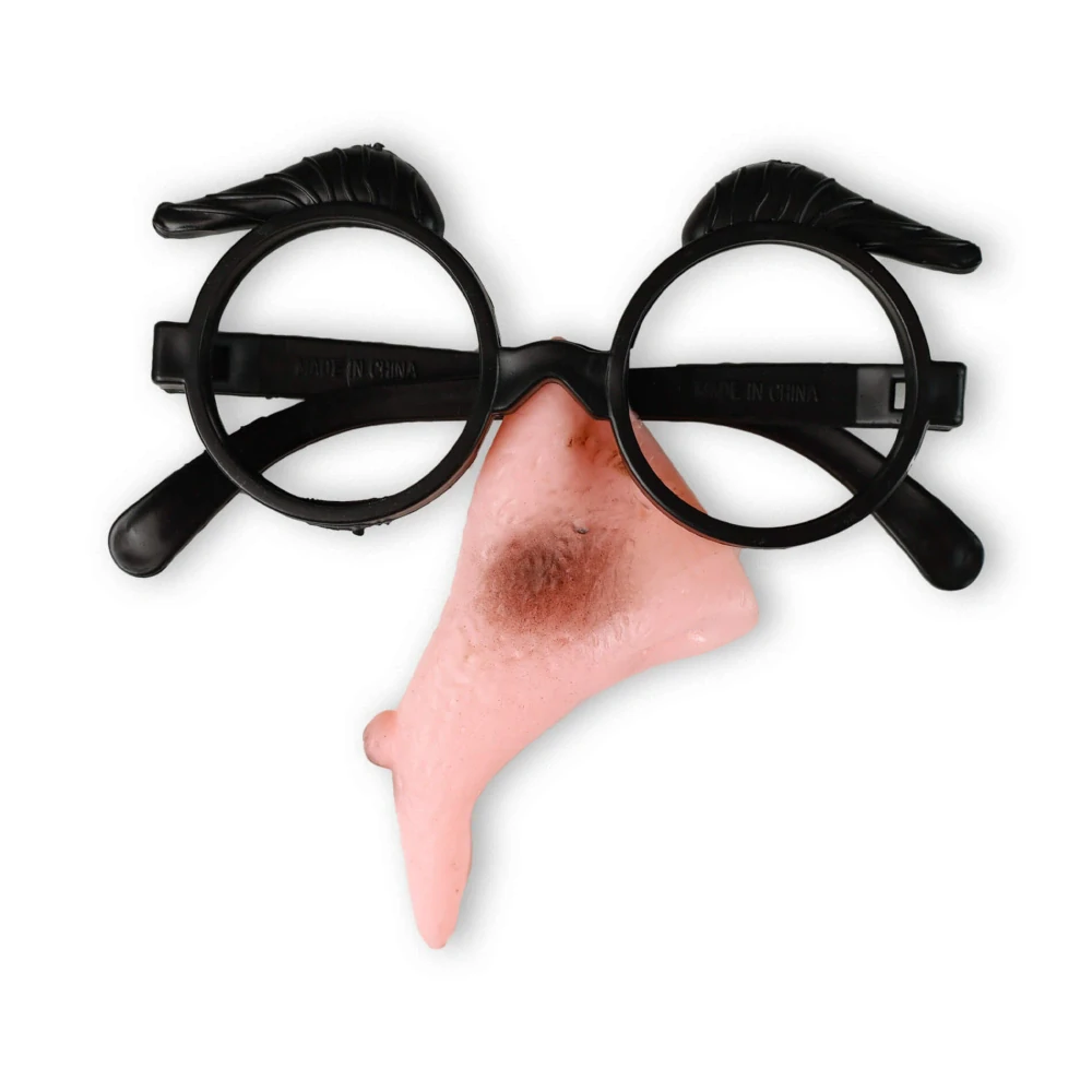 Párty brýle se špičatým nosem