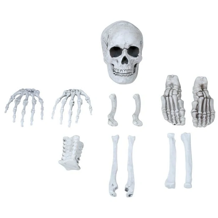 Halloweenská dekorace kosti 12ks