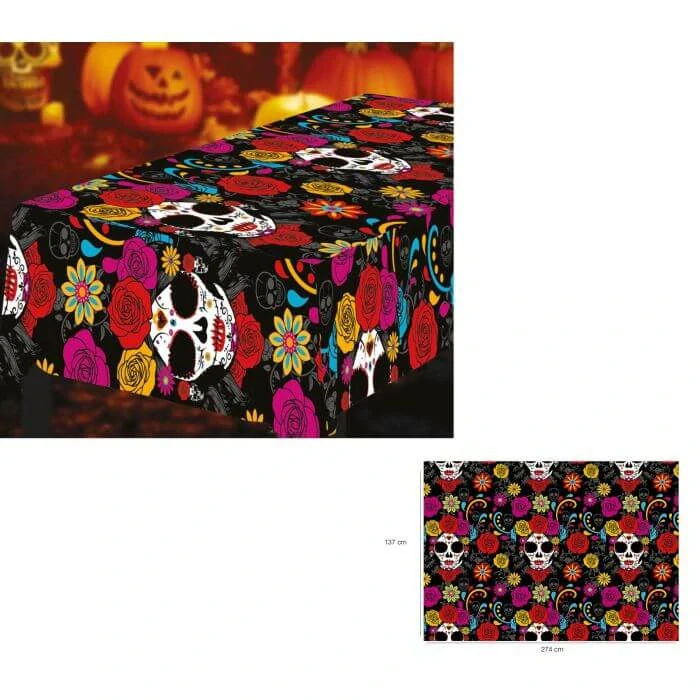 Plastový ubrus Day of the Dead 137 x 274 cm