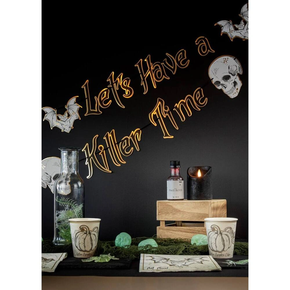 Girlanda Classy Halloween - Let's have a killer time 1 m