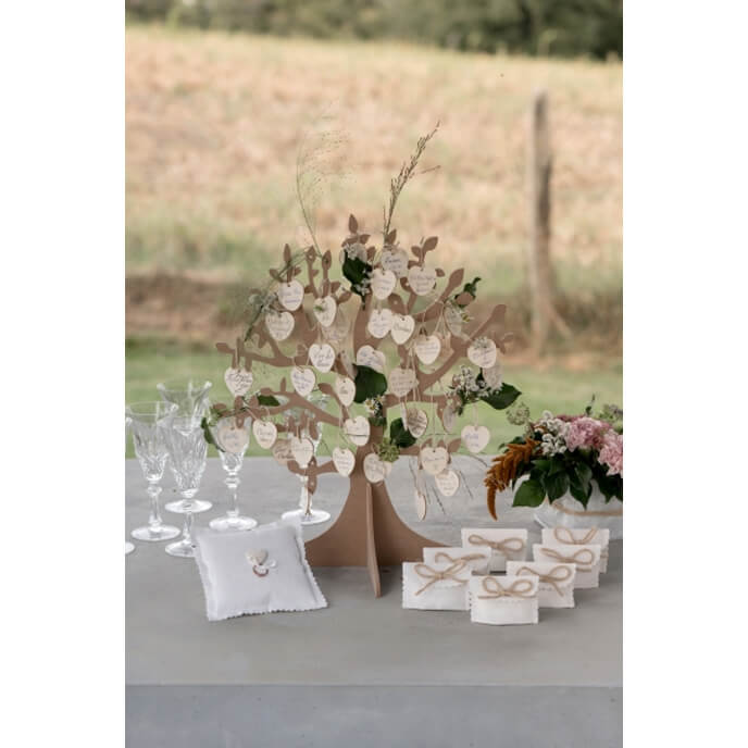 Svatební kniha hostů - Dřevěný strom 