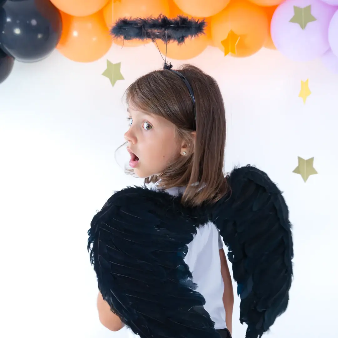 Andělská svatozář černá