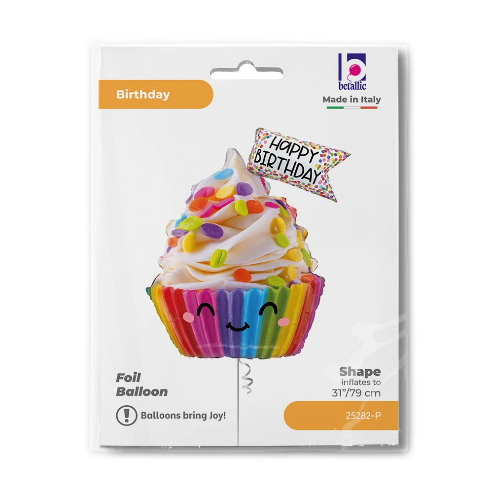 Fóliový balónek Cupcake se zdobením HB 79 cm 