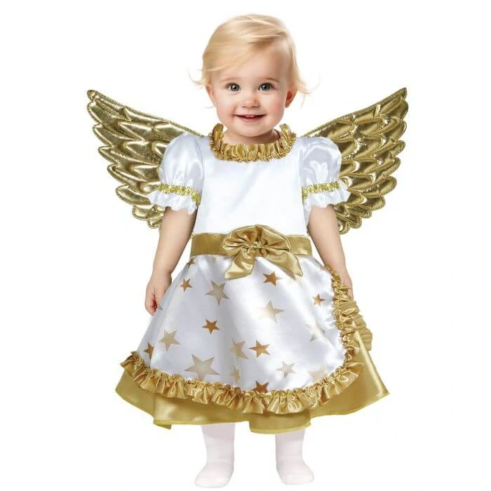 Dětský kostým - zlatý Andílek