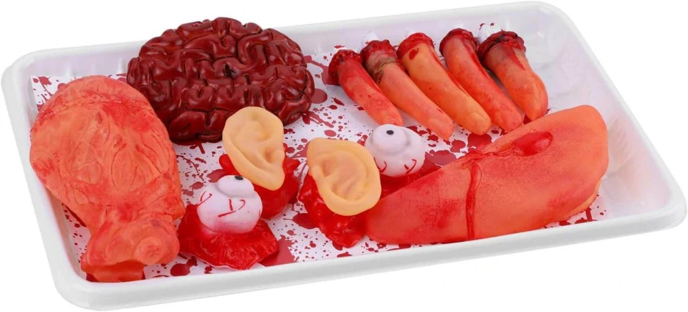 Halloweenská dekorace - lidské části těla