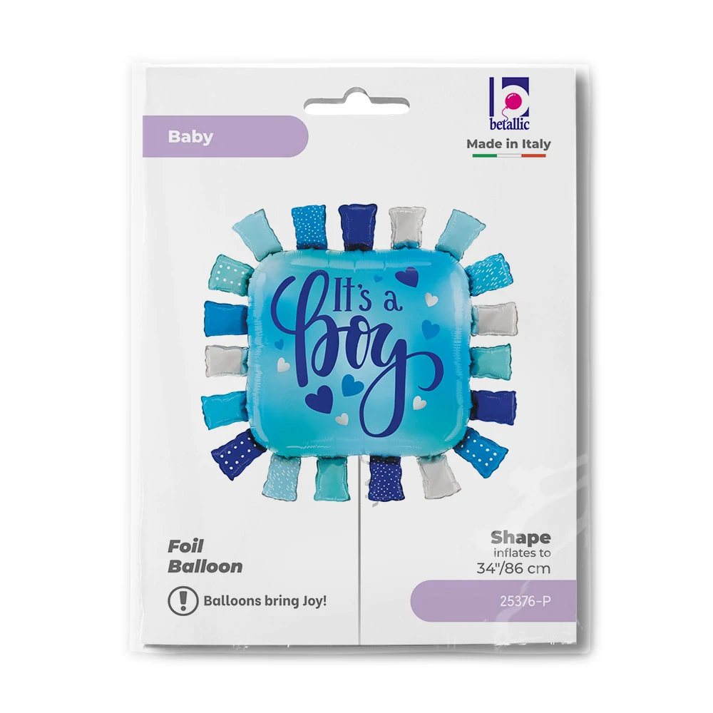 Fóliový balónek Polštář It's a Boy 86 cm