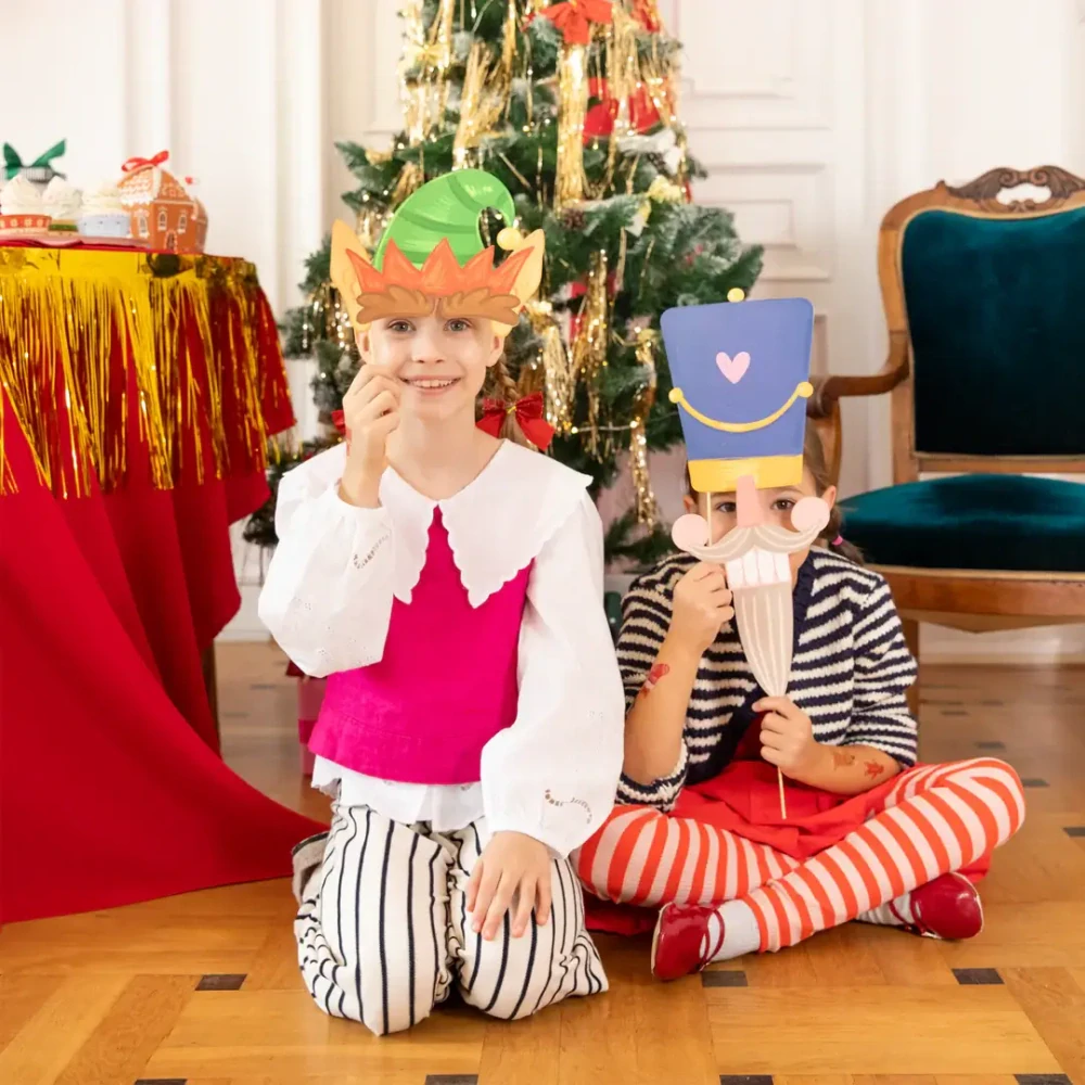 Rekvizity do fotokoutku Kreslené Vánoce 13 ks