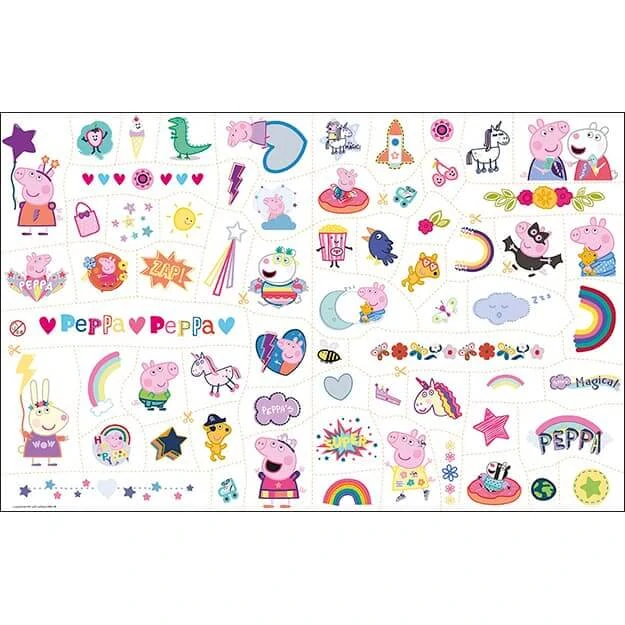 Omalovánky s tetováním Prasátko Peppa