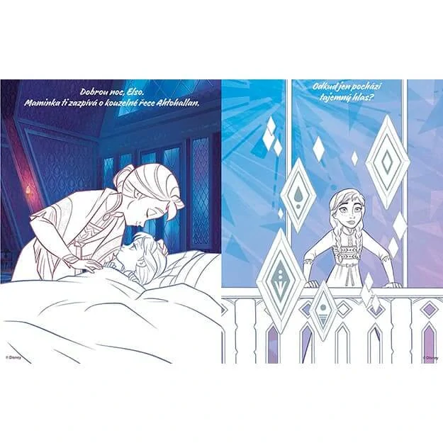 Omalovánky s tetováním Ledové království