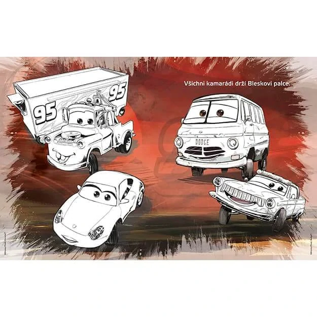 Omalovánky s tetováním Cars