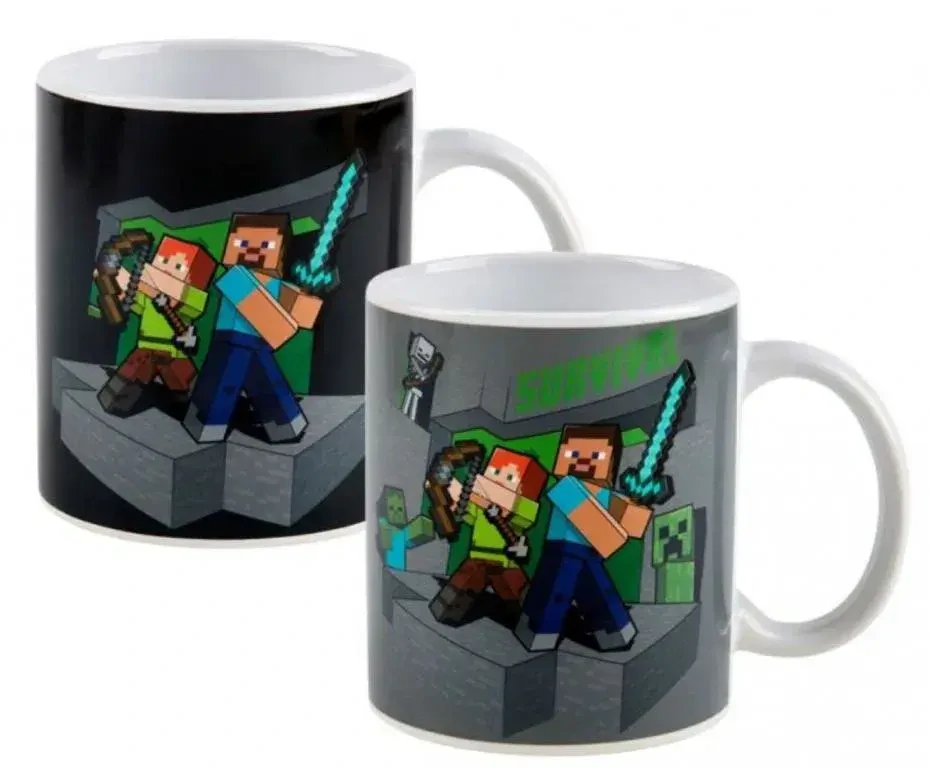 Hrnek Minecraft keramický - měnící barvu