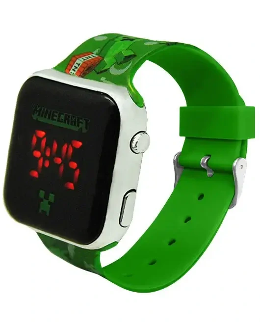 LED hodinky Minecraft