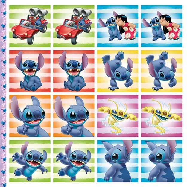 Pexeso v sešitu Lilo a Stitch