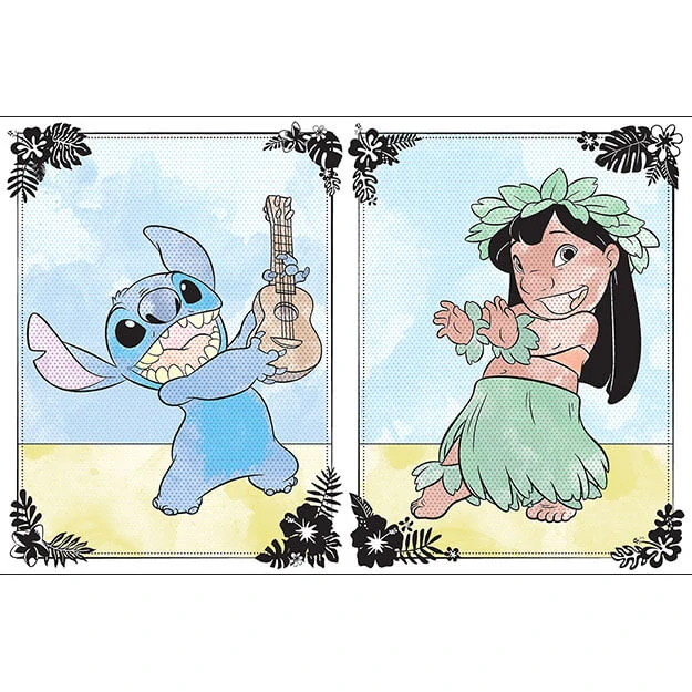 Maluj vodou - omalovánky Lilo a Stitch