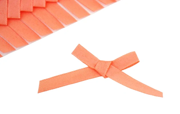 Svatební mašlička lososová 20 ks