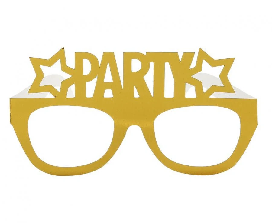 Papírové brýle Party 6 ks
