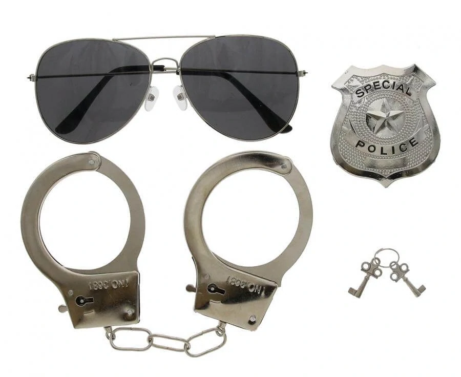 Sada karnevalových doplňků - Policie