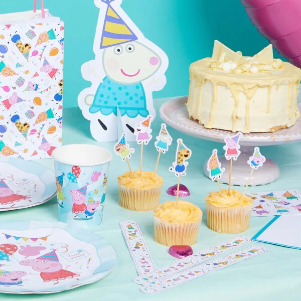 Dortové svíčky Prasátko Peppa Party 7 ks