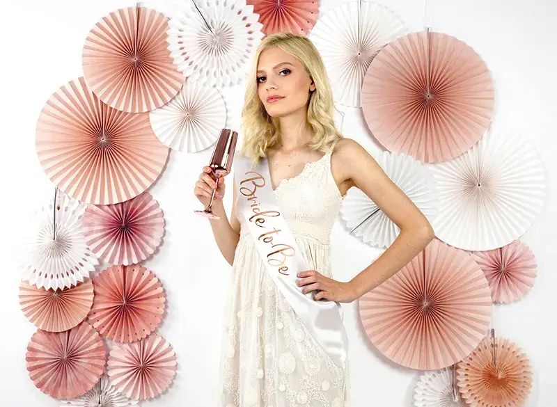 Šerpa Bride to be - bílá s rosegold