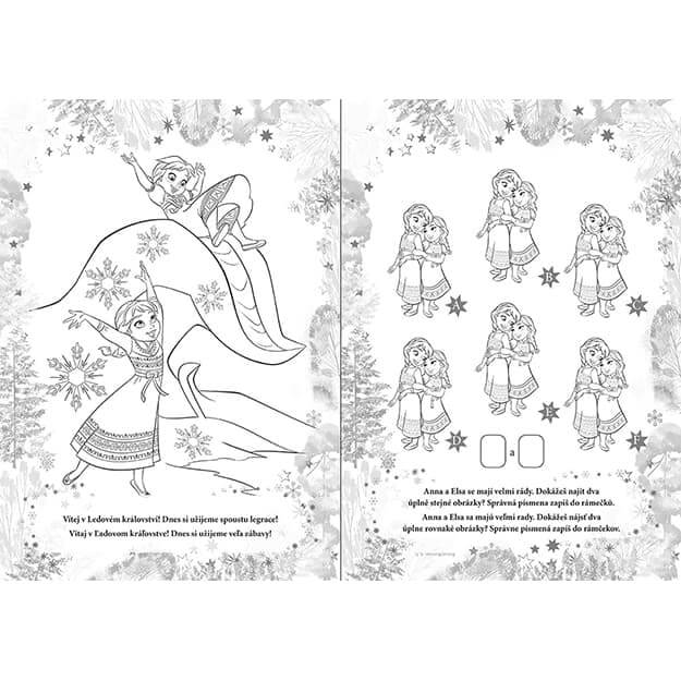 Omalovánky Ledové království A4