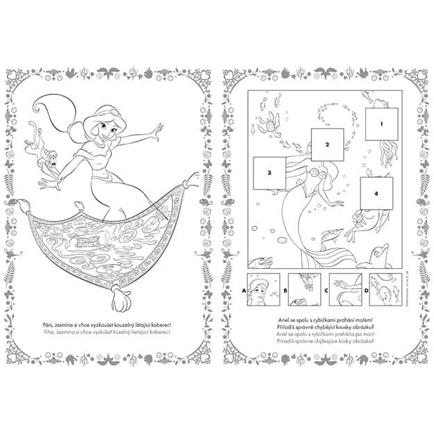 Omalovánky Disney Princezny A4