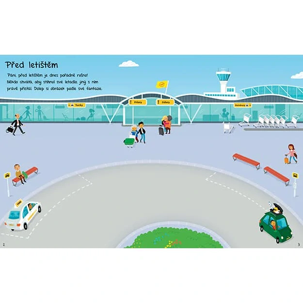 Samolepková knížka Letiště