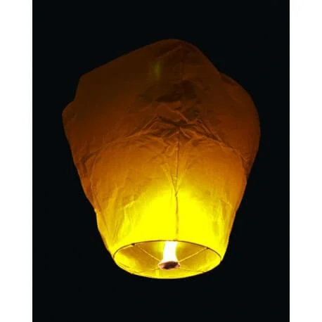 Lampion štěstí žlutý
