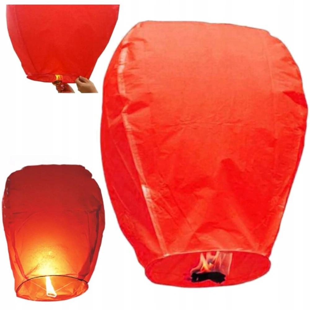 Lampion štěstí červený