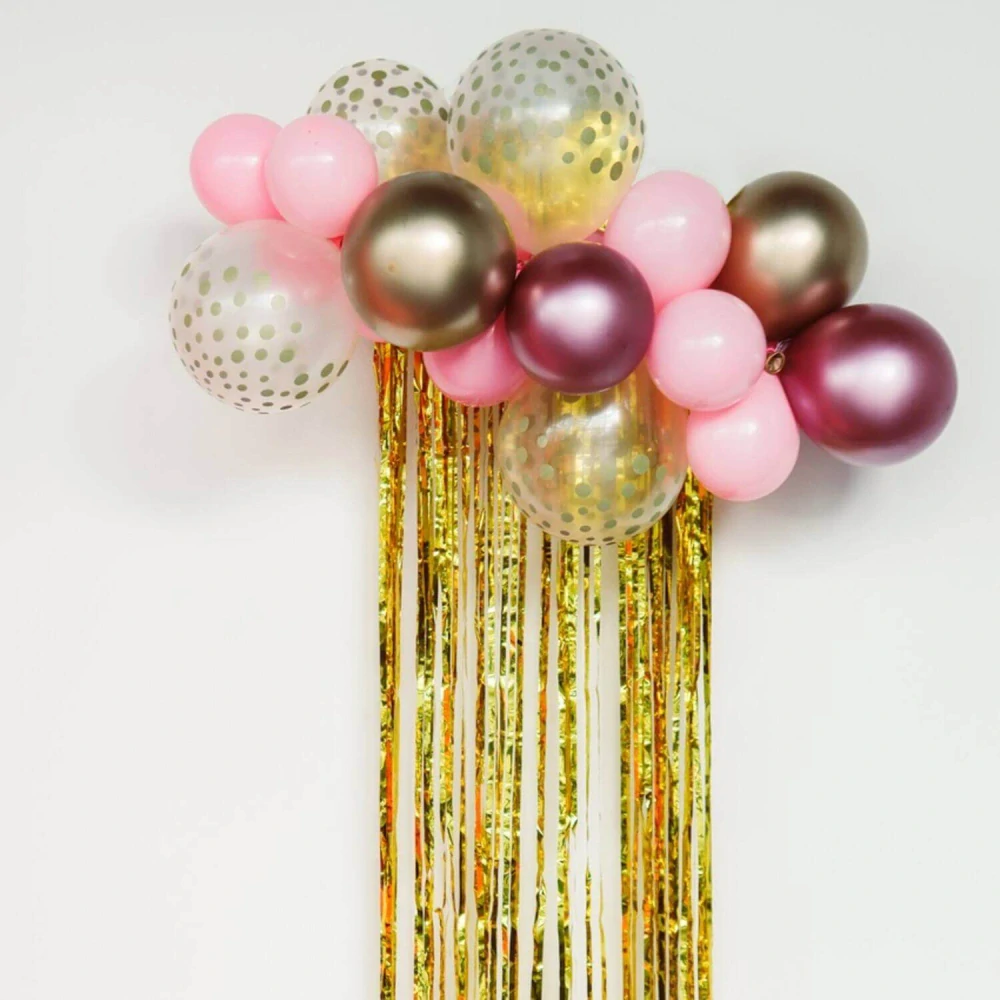 Zlatý závěs 100 x 200 cm