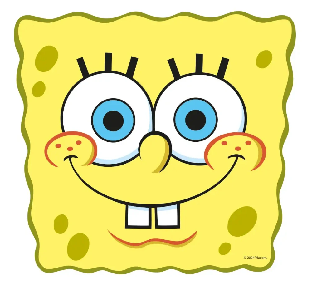 Papírové masky Sponge Bob 6ks