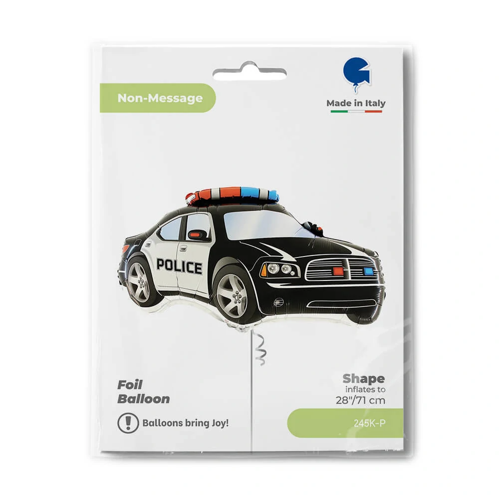 Fóliový balónek Policejní auto 71 cm
