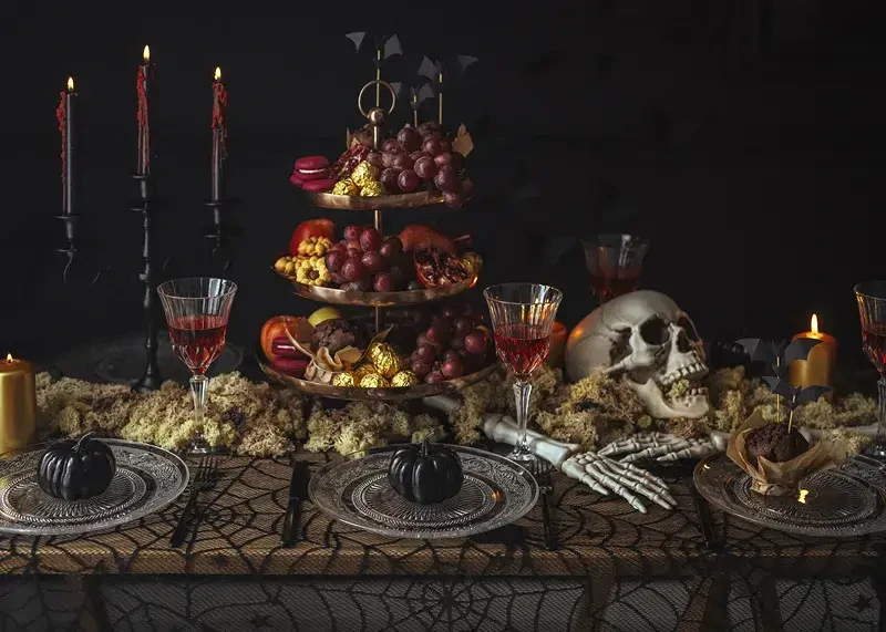 Látkový ubrus Pavučiny 135 x 180 cm