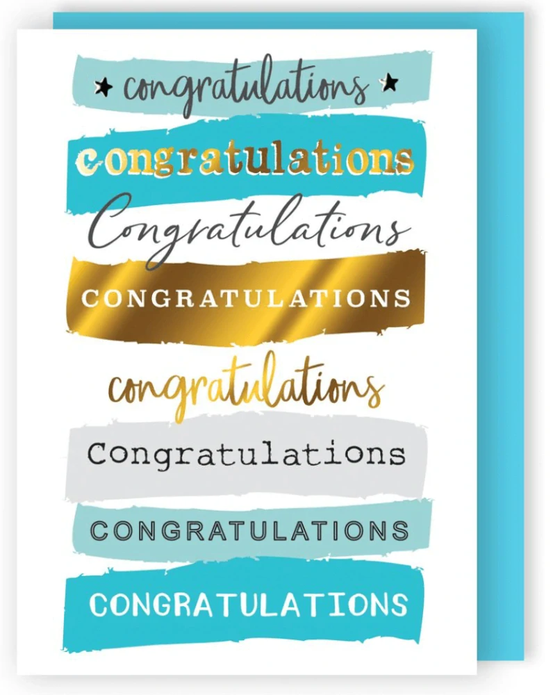 Přání nápisy Congratulations