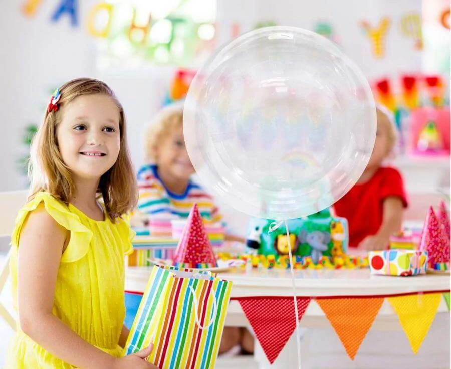 Dekorační bublina průhledná 24 až 37 cm