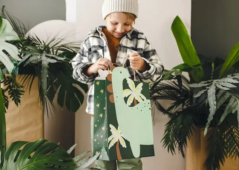 Dárková taška velká Dinosaurus