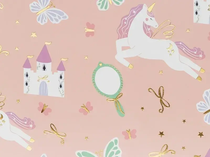 Dárková taška velká pasteloví Jednorožci