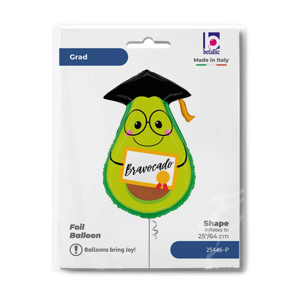 Fóliový balónek Bravocado promoce 64 cm