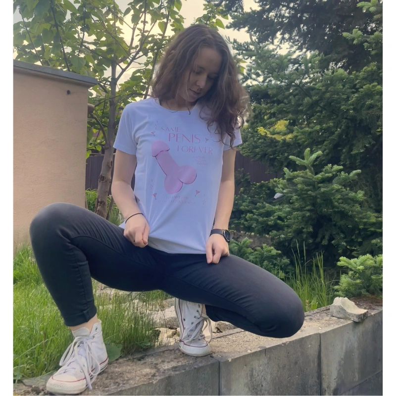 Dámské tričko pro rozlučku se svobodou - Same Penis Forever