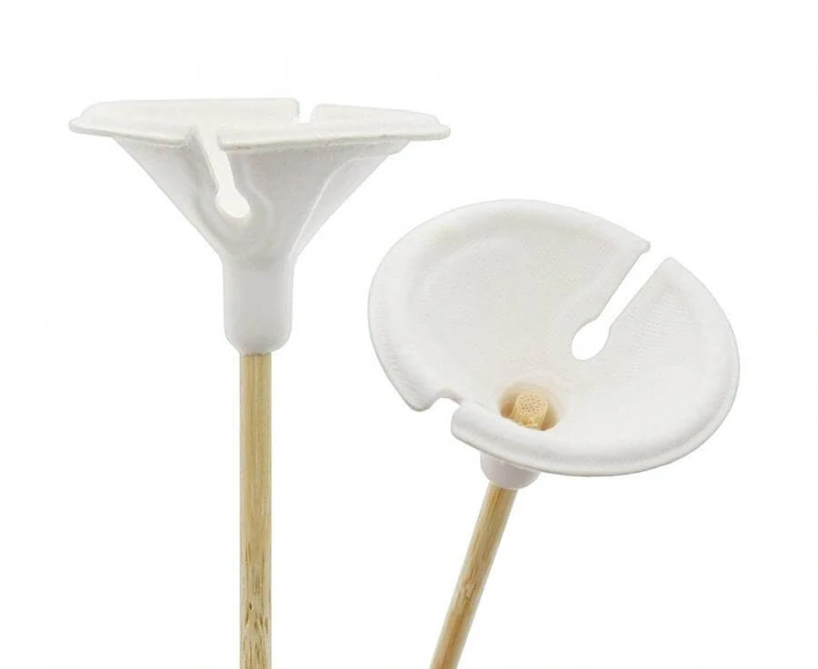 Dřevěno-papírová tyčka na balónky plněné vzduchem