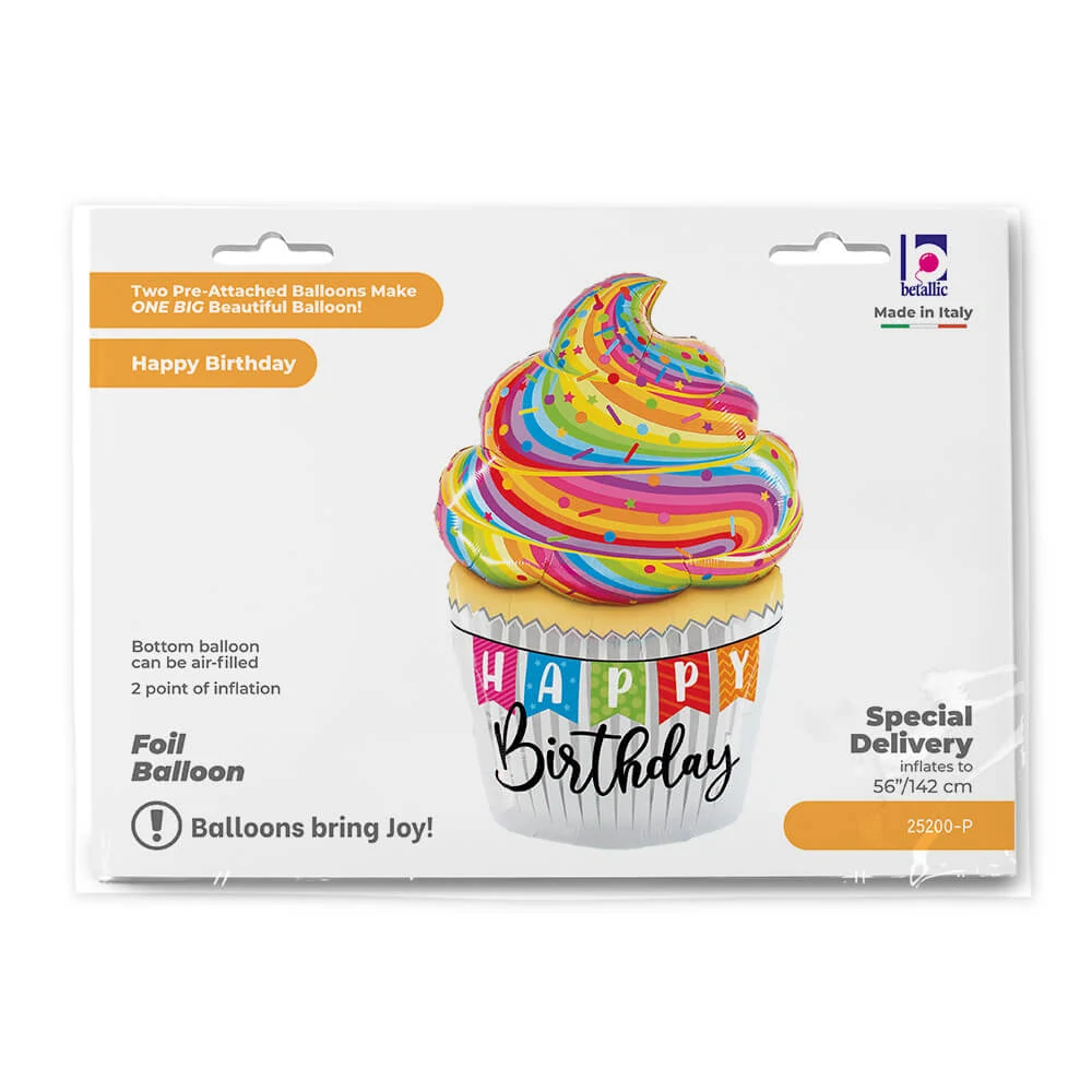 Fóliový balónek Cupcake HB 142 cm 