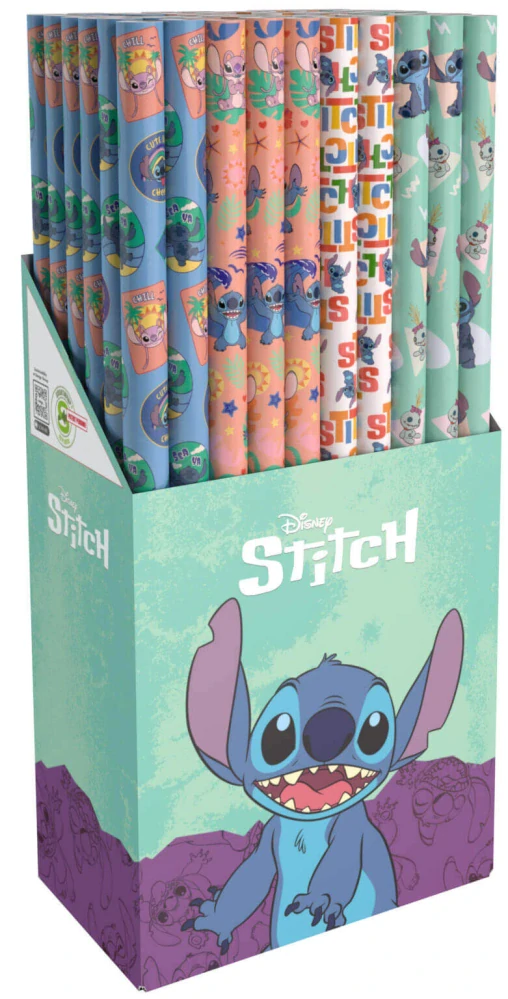 Balicí papír Stitch 70 x 200 cm - oranžový