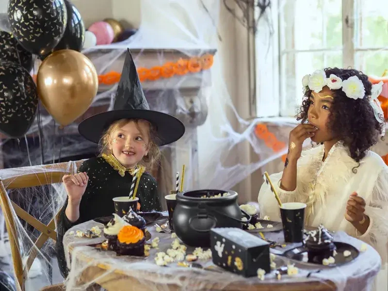 Halloweenské krabičky na popcorn Boo!