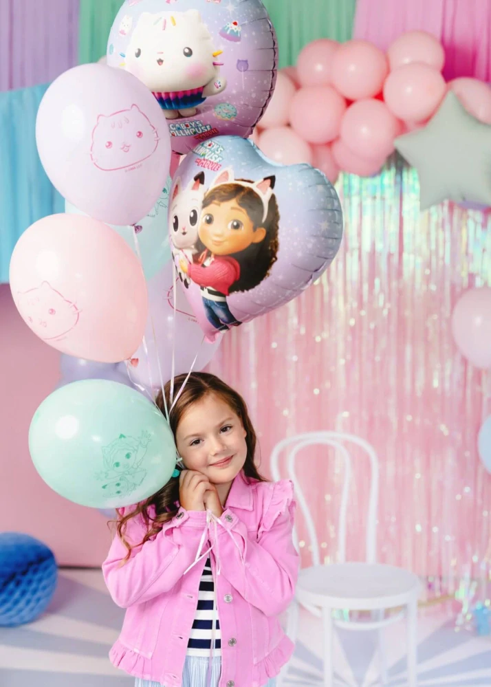 Latexové balonky Gábinin kouzelný domek 27 cm 6 ks