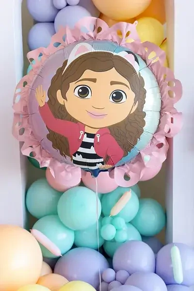 Fóliový balonek Gábinin kouzelný domek 52 cm