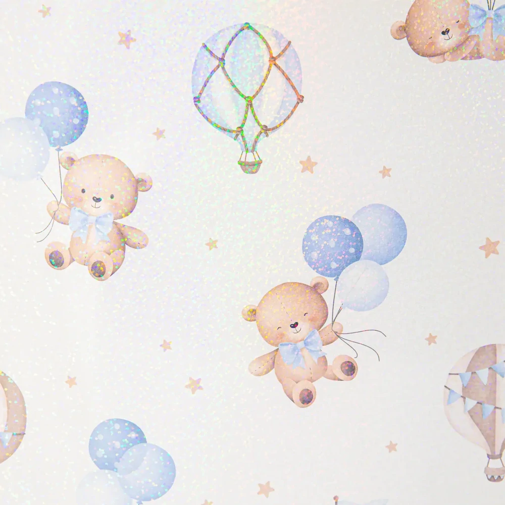 Dárková taška XXL modří medvídci