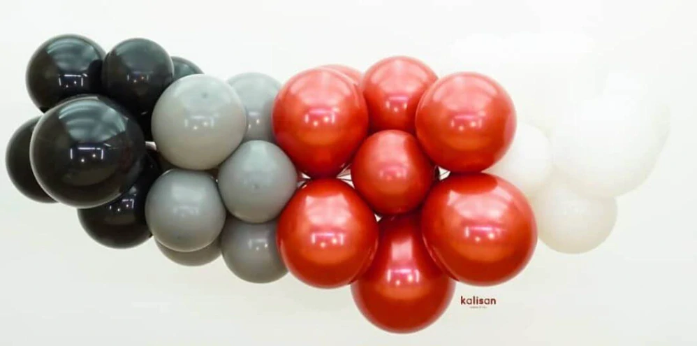 Dekorační balonek šedý 30 cm/12"