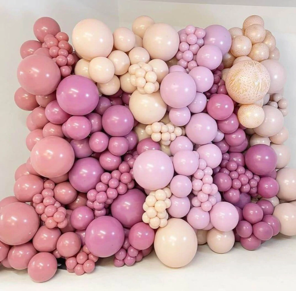 Dekorační retro balonky starorůžové 30 cm/12" 100 ks