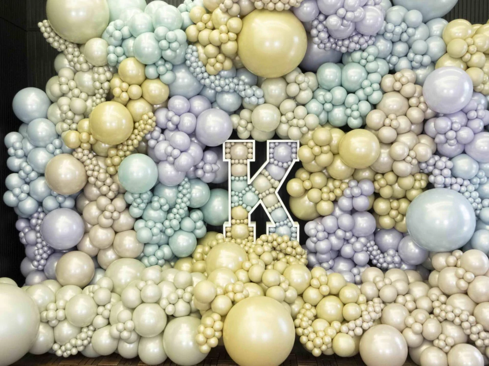 Dekorační balonek ledově modrý 13 cm/5"