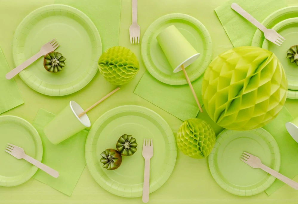 Papírové ubrousky světle zelené 20 ks