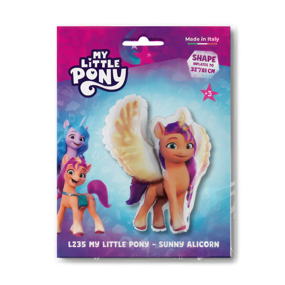 Fóliový balonek My Little Pony - Sunny Alicorn 81 cm